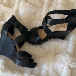 Jessica Simpson wedges, brand new, worn once